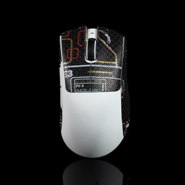 Imagem de BTL Mouse Grip Tape para Razer Deathadder V3 Pro Professional Antiderrapante Resistente ao Suor Punk Preto 0,4 mm