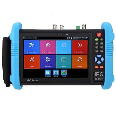 Imagem de Testador de Câmera IP Com Tela de Toque IPS de 7 Polegadas Resolução 1280 * 800 Tela de Vídeo 4K Controlador PTZ Vídeo Rápido Login Automático Janela de (IPC-9800ADHS Plus Plugue