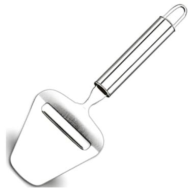 Imagem de Plaina Fatiador para Queijos, Frios, Frutas e Legumes, Cozinha Gourmet, em Aço Inoxidável, Corte Afiado, Durável e Resistente