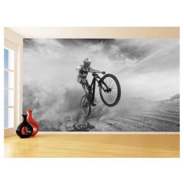 Imagem de Papel De Parede Mountain Bike Ar Livre Passeio 3,5M Aca40 - Você Decor