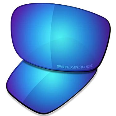 Imagem de SAUCER Lentes de reposição premium e protetores de nariz compatíveis com óculos de sol Costa Del Mar Piper 06S6003 High Defense - Azul Glaciar polarizado