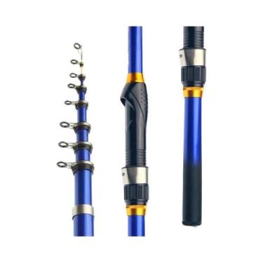 Imagem de Vara De Pesca Telescópica De Fibra De Carbono 3M 2.7M 2.4M 2.1M 1.8M 1