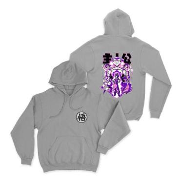 Imagem de Moletom Canguru Freeza Dragon ball Algodão Flanelado fio 30.01 pentead