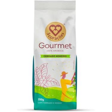 Imagem de Café Torrado e Moído Gourmet Cerrado Mineiro 3Corações 250G - 3 Coraçõ