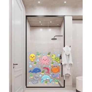 Imagem de Adesivo Para Box Fundo Do Mar Mod25 - Lojinha Da Luc