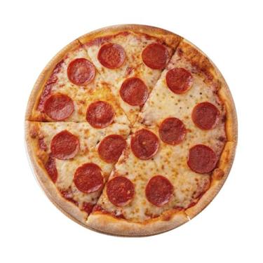 Imagem de Tapete de rato redondo para pizza pequeno tapete de mesa para jogos com bordas costuradas 24 x 24 cm para escritório em casa