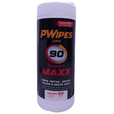 Imagem de Toalhas Umedecidas Desengraxantes Dupla Face 50 uni - Pwipes