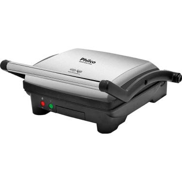 Imagem de Super Grill Duo Philco 2 Em 1 Abertura 180° Inox 220V