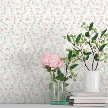 Imagem de Papel De Parede Hana Floral Rosa 1905-5