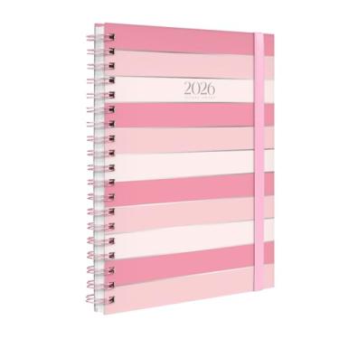 Imagem de Agenda 2026 Planner Semanal Plus Colors Sweet Listras Rosa