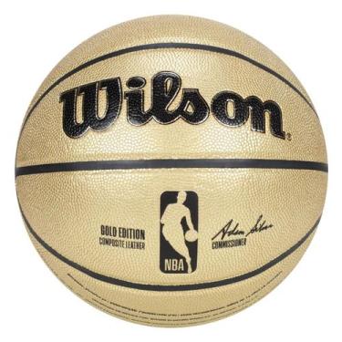 Imagem de Bola Basquete NBA Oficial Wilson Gold Edition 7 Dourado