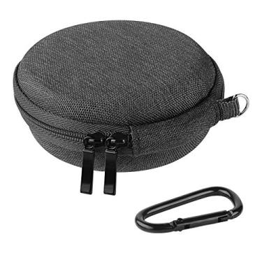 Imagem de Capa rígida Geekria para Huawei FreeBuds 3 fone de ouvido Bluetooth sem fio com cancelamento de ruído inteligente, capa para fones de ouvido Freebuds 3 Huawei com espaço para cabo de carregamento e peças (preto)