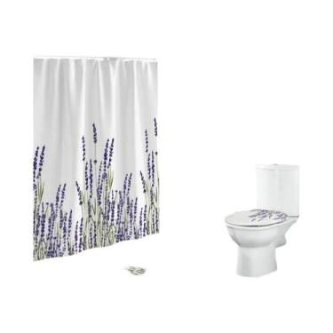 Imagem de Cortina De Chuveiro De Poliéster Com Estampa Digital 3D À Prova D'água