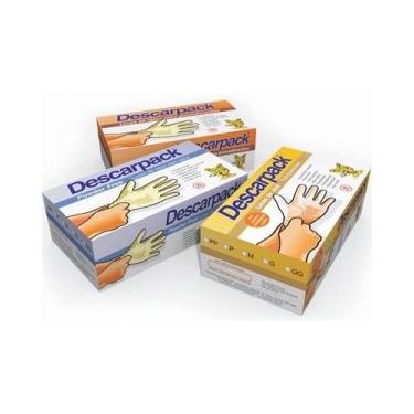 Imagem de Luva de Vinil Descarpack Sem Talco G 100 Unidades