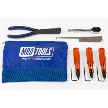 Imagem de Alicate Hi-Lok + catraca manual + medidor de imersão + kit Handi-Hex de 6 peças com bolsa de transporte de malha (HLK1-6)