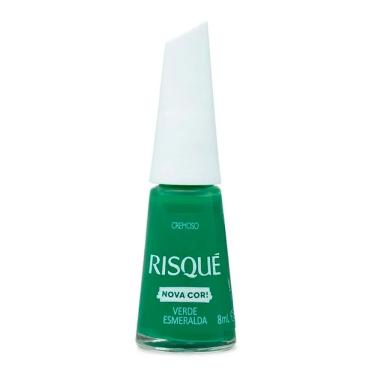 Imagem de Esmalte Risqué Cremoso Nova Cor Verde Esmeralda 8ml