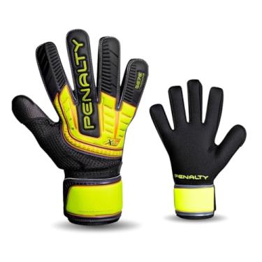 Imagem de Luva Goleiro Penalty Se7e Training X Futebol Campo Society Profissional Tamanho Adulto Grande Corte Flat Grande Resistente Respirável com Ajuste Punho Leve Macia (8)