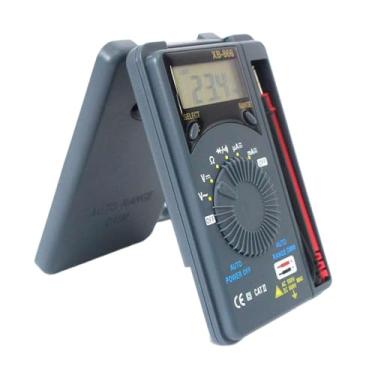 Imagem de KiBcsLic Multímetro digital, ferramenta para eletricistas, testador de voltagem multifuncional, medidor de voltagem para solução de problemas domésticos e