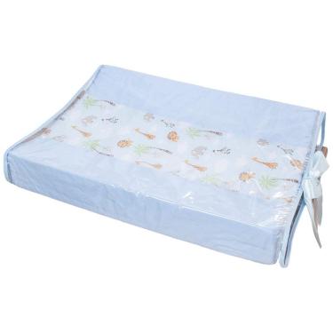 Imagem de Trocador Anatômico De Cômoda Para Bebê Safari Azul