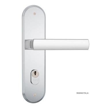 Imagem de Fechadura Stam 1601/35 Externa Espelho Inox Alavanca