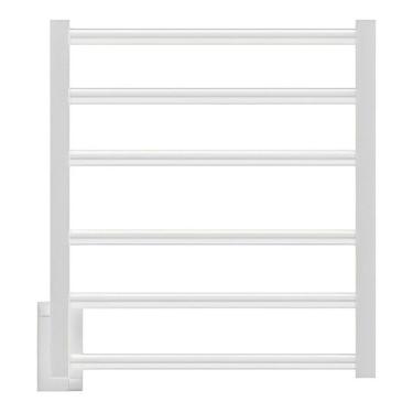 Imagem de Aquecedor De Toalha Térmico Blend Branco Fio Oculto - Thermo Lado e voltagem 110V Esquerdo