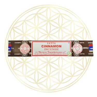 Imagem de Incenso Premium Satya Varetas Aromas 15g, Canela