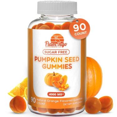 Imagem de Suplemento Flamingo Supplements Gomas de óleo de semente de abóbora 40