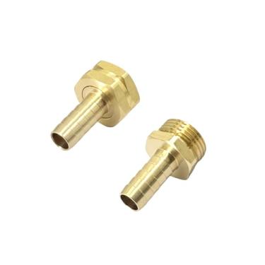 Imagem de Adaptador de mangueira de jardim PEX de 1/5.1 cm para mangueira de jardim para encanamento PEX, linha de água de jardim de jardim ao ar livre e sistemas de irrigação