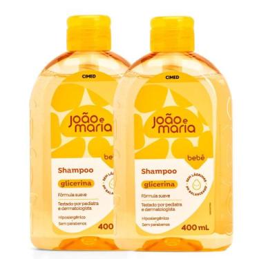 Imagem de Kit 2 Shampoo Bebê João e Maria Glicerina 400ml