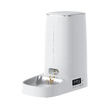 Imagem de Comedouro Automático Inteligente Para Gatos E Cães ROJECO Dispensador 