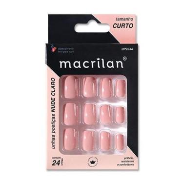 Imagem de Unhas Posticas Macrilan 24 Pc / 36 Pc, NUDE CLARO UP204A 24PC