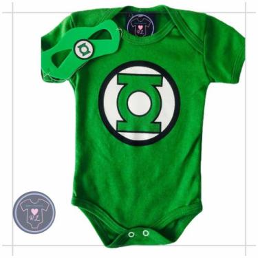 Imagem de Body Bebe Menino HERÓIS + Mascara  - Temático Mesversário - R.L, Lante