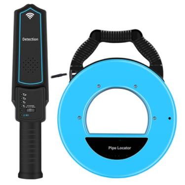 Imagem de Localizadores de tubos - Detector de bloqueio de tubulação localizadores de tubos de água subterrâneos, localizadores de bloqueio de tubos, scanner de parede, scanner de entupimento de tubulação para