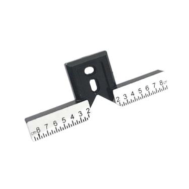 Imagem de XLWLLNJ Acessórios para Substituição de Ladrilhos, Ferramentas Portáteis de Metal, Peças de Reposição para Quartos, Oficinas, Banheiros, Reformas Residenciais, Régua de ângulo reto, Tamanho real