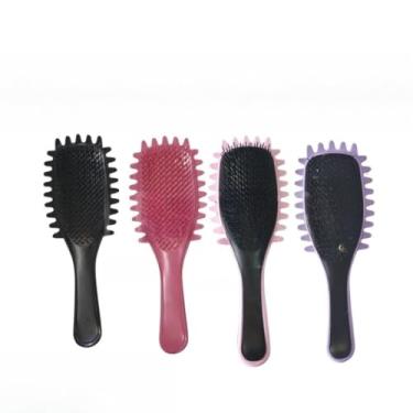 Imagem de Escova Onda Finalizadora Beauty Flash Definição de Cachos e Finalização para Cabelo Cacheado Crespo(Escova Aleatória)