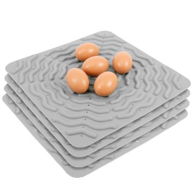 Imagem de XYTZHSAI 4 peças de almofadas de nidificação de frango, almofadas laváveis e reutilizáveis para galinheiro, almofadas de silicone macio de 30,5 x 30,5 cm para galinhas poedeiras (macias, fáceis de