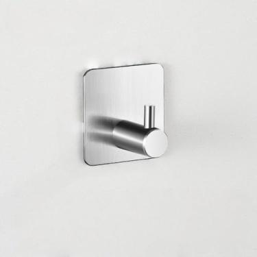 Imagem de Toalheiro de aço inoxidável 304 para serviços pesados, haste para toalhas de banho, anel para toalhas, suporte para papel higiênico, gancho adesivo, gancho para roupão de banho, montagem na parede, p