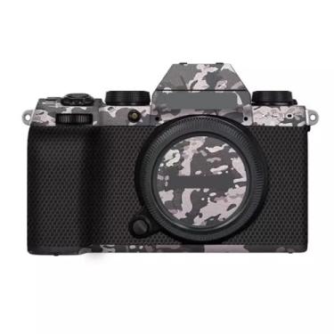 Imagem de X-S10 Adesivo de capa de câmera anti-arranhões para FujiFilm X-S10 protetor de película de vinil decoração protetora XS10 (Camuflagem de campo)