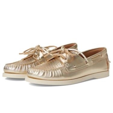 Imagem de Steve Madden Mocassim feminino, Couro dourado, 39