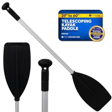 Imagem de Five Oceans Remo Dobrável Para Canoa - Barco, Remos Extensíveis De 3,25 Pés (39 Polegadas) A 5,60 Polegadas, Cabo Alumínio, Redondo Fo4720