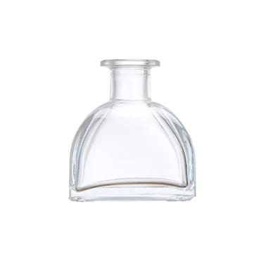 Imagem de Frascos difusores de vidro transparente de 150 ml, quadrados recarregáveis, frascos de óleo essencial, faça você mesmo, armazenamento de fragrâncias para decoração de escritório em casa, artesanato