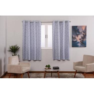 Imagem de Cortina Decorativa Jacquard SemiBlackout 2M X 1,70M - Zapata Confecçõe