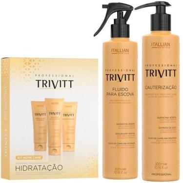 Imagem de Kit Trivitt 5pçs: kit Hidratação+ Fluido Escova + Cauterização