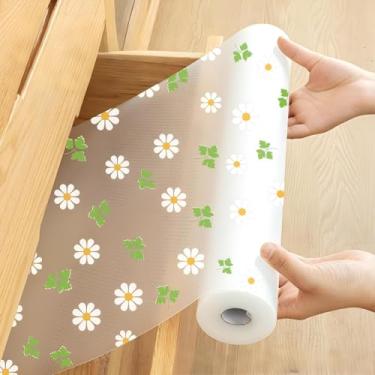 Imagem de Forro de prateleira para armários de cozinha, não adesivo, antiderrapante, tapete de grade de plástico cortável para armários, gavetas, mesas, à prova de umidade, lavável e durável