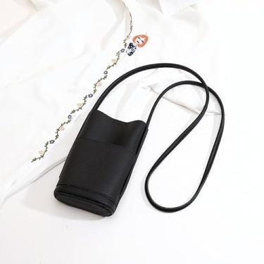 Imagem de Bolsa de cosméticos, sacola, bolsa de armazenamento de maquiagem de viagem, bolsa de cosméticos fofa, bolsa de moedas, bolsa de armazenamento de acessórios estéticos estilo feminino 216, Preto, 12*5