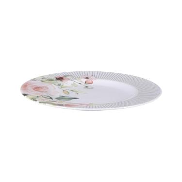 Imagem de Prato Raso Tramontina Ornatta Em Porcelana Decorada 28 Cm