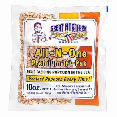 Imagem de Pacote completo de pipoca premium Tri-Pack 362 g Pacotes de cinema para Poppers comerciais com chaleiras de 293 ml - 24/Capa da Great Northern Popcorn Marca: Great Northern Popcorn