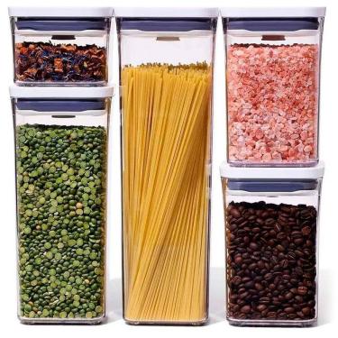 Imagem de Conjunto 5 Potes Herméticos Oxo Pop 2.0