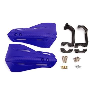 Imagem de Proteção de guidão de motocicleta Protetor de mão 22 28 mm para Dirt Bike Motorcycle MX Supermoto Racing ATV Motocross HandGuards (azul)