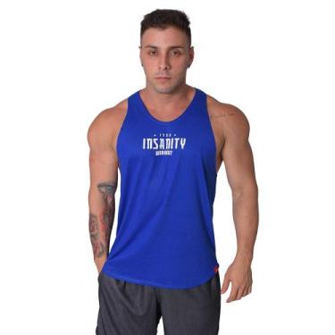 Imagem de Regata PV Masculina Insanity Workout, M, Azul
